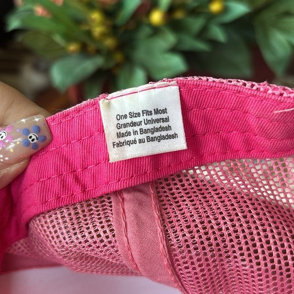 Bass Pro Shops Mesh Trucker Cap Pink Adjustable Fishing Hat Outdoor Girly - Picture 14 of 15